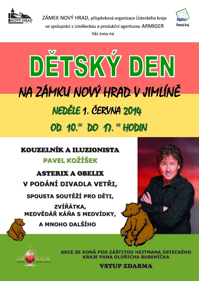 Dětský den na zámku Nový Hrad v Jimlíně