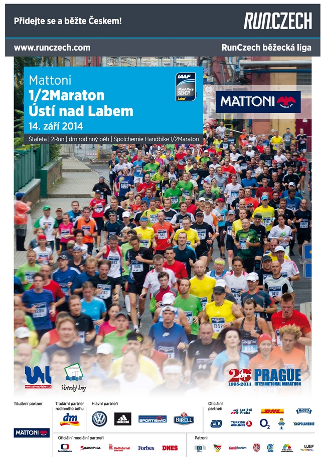 Mattoni 1/2Maraton Ústí nad Labem - 14.9.2014