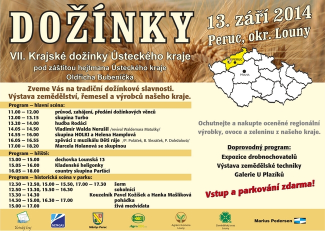 VII. Krajské dožínky Ústeckého kraje