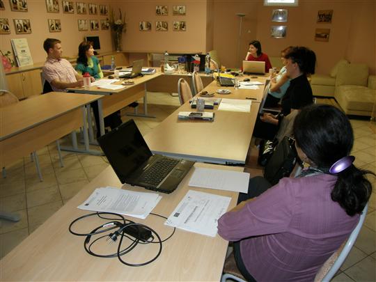 Setkání projektových partnerů dne 14.4.2011v Mostě