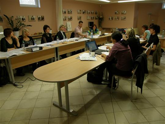 Setkání projektových partnerů dne 14.4.2011v Mostě