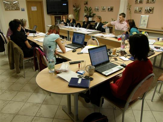 Setkání projektových partnerů dne 14.4.2011v Mostě