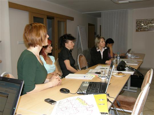 Setkání projektových partnerů dne 14.4.2011v Mostě