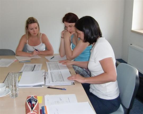 Interní porada projektových partnerů v Ústí nad Labem