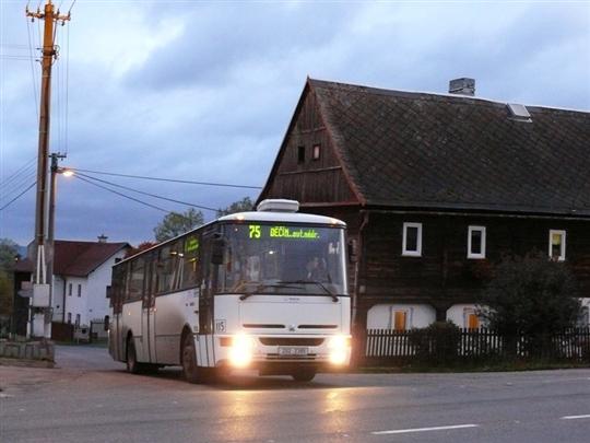 Linka 75 Děčín - Ludvíkovice - Dobrná - Jetřichovice - Vysoká Lípa