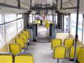 Kloubový autobus TAM - interiér
