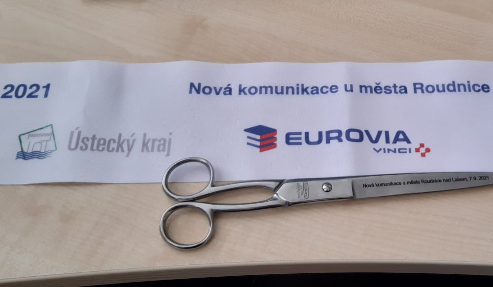 Nová komunikace u města Roudnice nad Labem