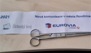 Nová komunikace u města Roudnice nad Labem