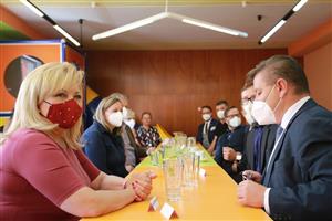 Návštěva ministryně financí Aleny Schillerové