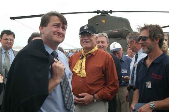 Příprava na leteckou show