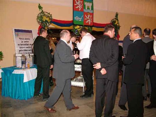 Příspěvek byl vybírán po celou dobu plesu 