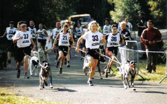 Maxičky - hromadný start muži a ženy