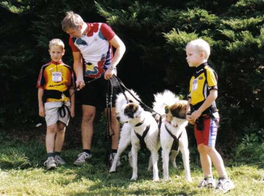 Závody dětí s dospělým