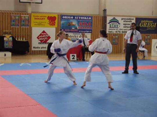 Karate dívek