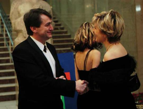 Hosty vítal hejtman osobně