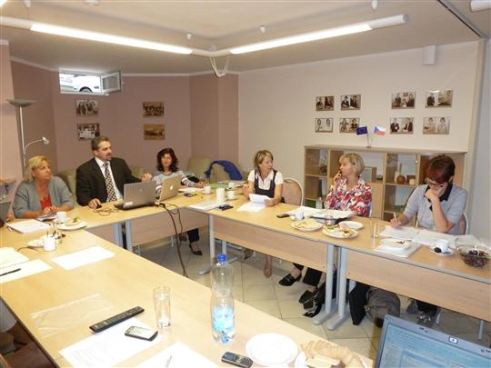 Setkání projektových partnerů dne 8.9.2011 v Mostě
