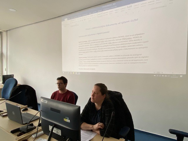 Vlevo Mgr. Tomáš Krýda v Ústí nad Labem, 22. 2. 2023