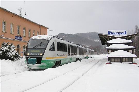 Trať 089, linka Trilex. Chrastava (LK) 11.12.2010