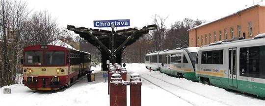 Trať 089, linka Trilex. Chrastava (LK) 11.12.2010