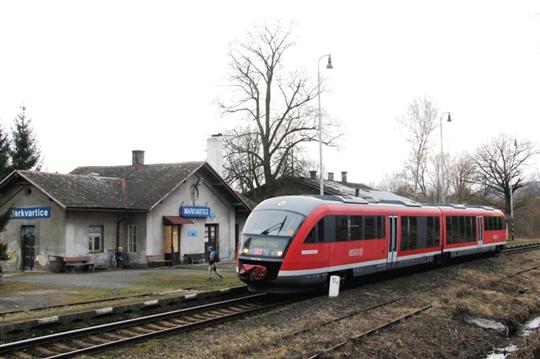 Trať 081 linka U8. Markvartice 19.3.2012