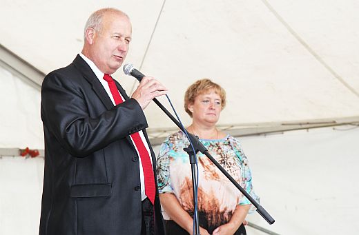 Krátké blahopřání vítězům od hejtmana O. Bubeníčka