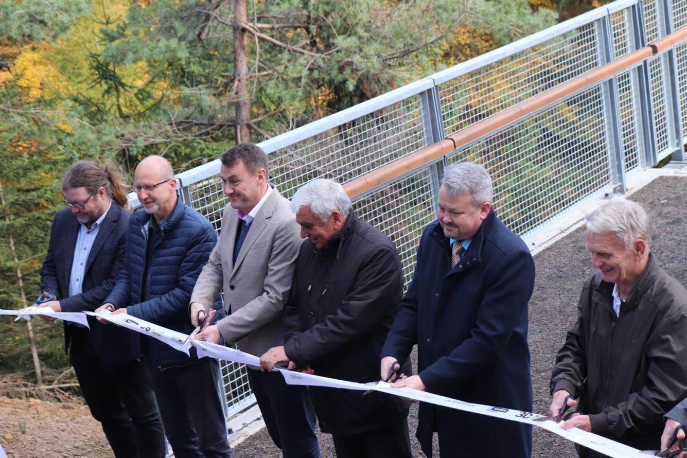 Nová turistická lávka přes Stožeské sedlo