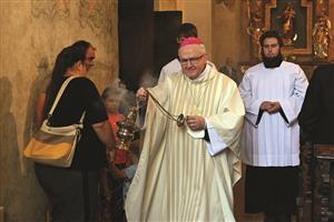 Klášter Kadaň - vysvěcení kostela