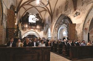 Klášter Kadaň - vysvěcení kostela