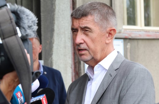 Premiér Andrej Babiš navštívil v úterý 27. července 2021 Ústecký kraj