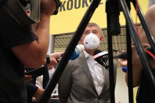 Premiér Andrej Babiš navštívil v úterý 27. července 2021 Ústecký kraj