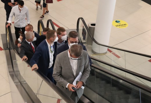 Premiér Andrej Babiš navštívil v úterý 27. července 2021 Ústecký kraj