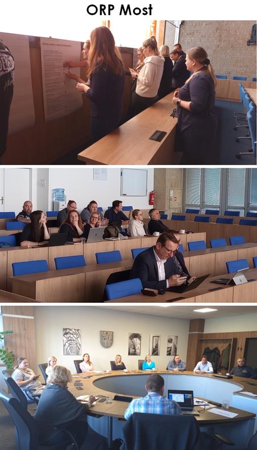 Setkání pracovní skupiny v ORP Most proběhlo v prostorách tamějšího magistrátu.