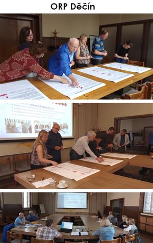 Pracovní skupina pro ORP Děčín se scházela v budově B děčínského magistrátu.