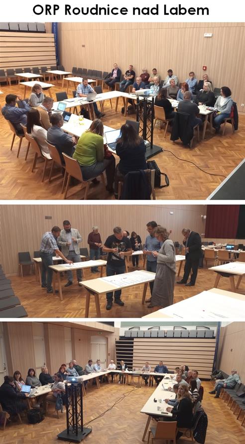 Pracovní skupina pro ORP Roudnice nad Labem diskutovala v prostorách KD Říp v Roudnici.