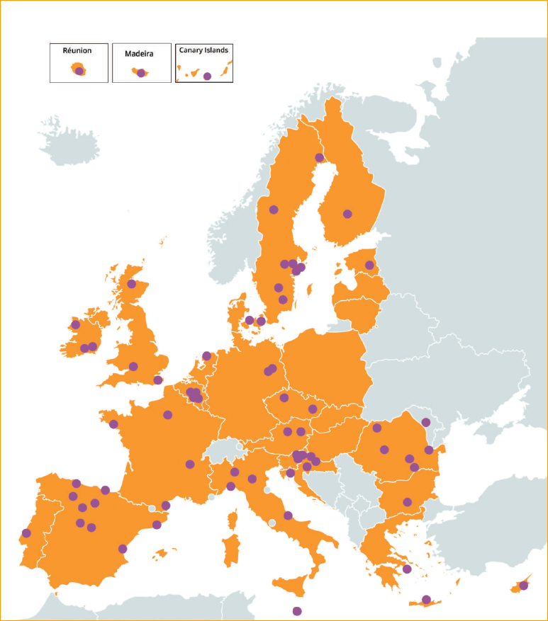 FEDERENE - mapa členů