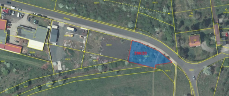 Veřejná dražba dobrovolná - pozemek v Mostě - Velebudicích