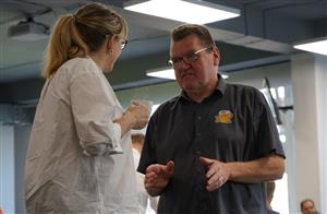 Radní pro oblast přípravy a realizace projektů Iva Dvořáková v debatě se členem RSK