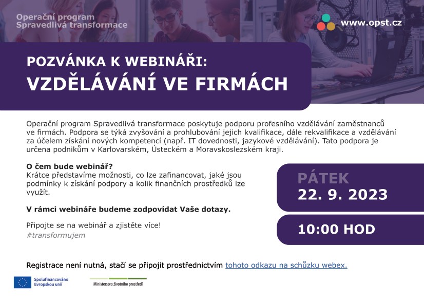 Webinář - Vzdělávání ve firmách