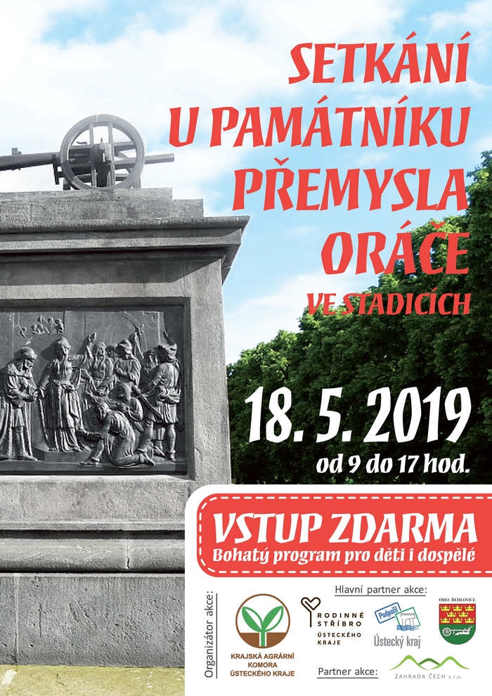 Setkání u památníku Přemysla Oráče ve Stadicích