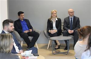 Workshopu se dále zúčastnil například Strahinja Mladenovic, manažer společnosti PwC (vlevo)